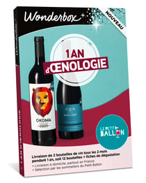 Coffret cadeau Wonderbox - 1 an d'anologie
