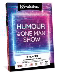 Coffret cadeau Tick'nBox - Humour & One Man Show - 2 personnes