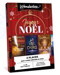 Coffret cadeau Tick'nBox - Joyeux Noël culturel - 2 personnes
