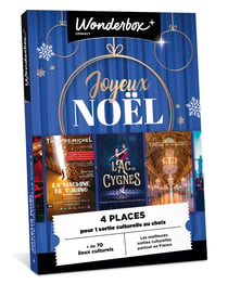 Coffret cadeau Tick'nBox - Joyeux Noël culturel - 4 personnes