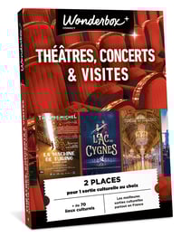 Coffret cadeau Tick'nBox - Théâtre, concerts & visites - 2 personnes
