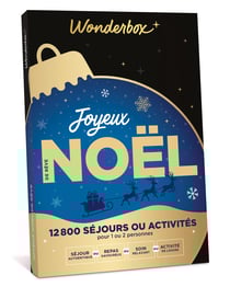 Coffret cadeau Wonderbox - Joyeux Noël de rêve