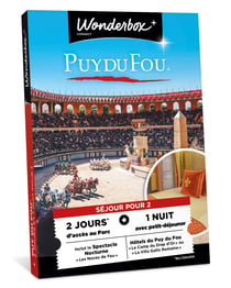 Coffret cadeau Wonderbox Connect - Puy du Fou - Séjour Classique