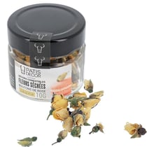 Fleurs de rose séchées jaune - 8 g - Patisdécor - P1340