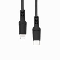 Câble USB C / Lightning 1m noir Cultura