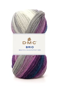 Pelote de fil à tricoter - DMC - Brio - Violet 407