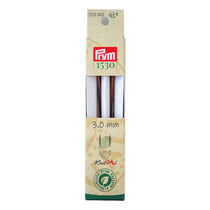 Lot de 2 pointes d'aiguille à tricoter KnitPro Prym - Natural - 3 mm
