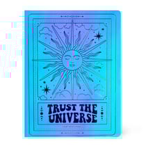 Cahier Legami - Bleu - B5 18,5 x 24,8 cm - Tarot - 100 pages lignées