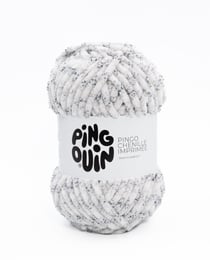 Pelote de fil à tricoter 100 % polyester - Phildar - Pingo Chenille - Imprimé Zébré