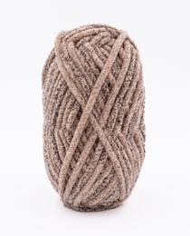 Pelote de fil à tricoter/crocheter Pingouin - Pingo Chenille Imprimée - Fauve