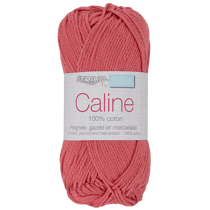 Pelote de fil à tricoter 100% coton - Trimits - Câline - Rose