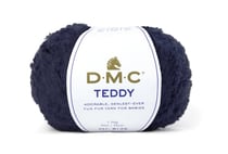 Pelote de fil à tricoter - DMC - Teddy - Bleu 323