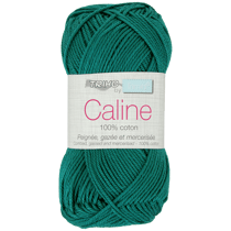 Pelote de fil à tricoter 100% coton - Trimits - Câline - Vert