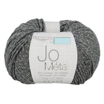 Pelote de fil à tricoter Trimits - Jo Métal - Gris 04