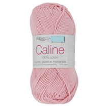 Pelote de fil à tricoter 100% coton - Trimits - Câline - rose clair