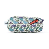 Trousse rectangulaire 2 compartiments Cultura - Dinosaure