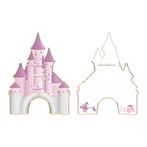 Lot de 8 invitations - Princesse - Tim & Puce Factory