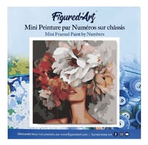 Mini Peinture par Numéros Figured'Art - Toile - 20 x 20 x 2 cm