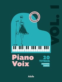 Piano Voix  Volume 1, 20 titres