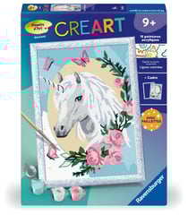 Numéro art Ravensburger - Moy licorne fleurie