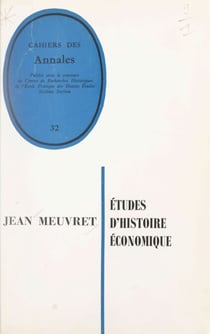 Études d'histoire économique - Recueil d'articles