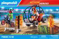 Playmobil - Duo de cascadeurs avec quad et moto - 71808