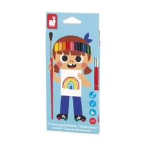 Lot de 12 crayons aquarellables - Janod