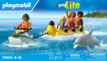 PLAYMOBIL - Scooter des mers, banane tractée & 4 per - 71905