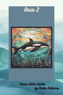 Orca 2 - Stained Glass Animals, #5