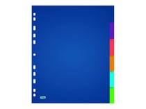 Lot de 6 intercalaires A4 - Color Life - Polypro - Elba