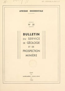 La géologie de l'Adrar des Iforas (Sahara central) - Thèse soutenue à Paris le 16 avril 1958