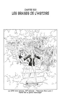 One Piece édition originale - Chapitre 500 - Les braises de l'histoire