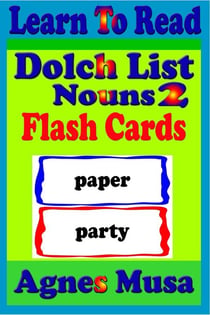 Dolch List Noun Flash Cards 2 - Learn To Read, #22
