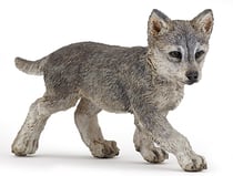 Figurine Papo - Louveteau gris