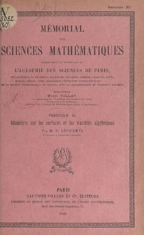 Géométrie sur les surfaces et les variétés algébriques