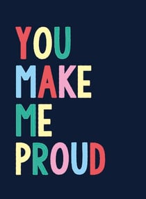 You Make Me Proud - The Perfect Gift to Celebrate Achievers