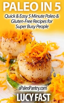 Paleo in 5:  Quick & Easy 5 Minute Paleo & Gluten-Free Recipes for Super Busy People - Paleo Diet Solution Series