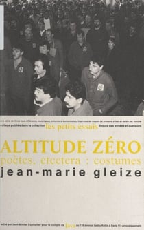 Altitude zéro - Poètes, etcetera : costumes