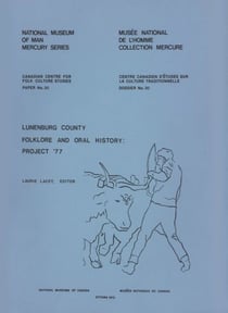 Lunenburg County folklore and oral hishistory - Project '77