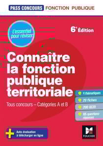 Pass'Concours - Connaître la Fonction publique territoriale cat. A et B - Révision et entrainement