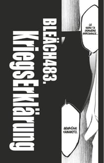 Bleach - T55 - Chapitre 483 - KRIEGSERKLÄRUNG