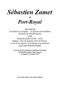 Sébastien Zamet et Port-Royal - tiré à part