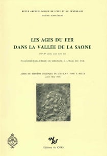 Les âges du fer dans la vallée de la Saône (VIIe-Iersiècles avant notre ère) - Paléométallurgie du bronze à l’âge du fer