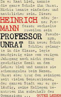 Professor Unrat - oder Das Ende eines Tyrannen