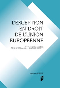 L'exception en droit de l'Union européenne