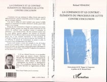 LA CONFIANCE ET LE CONTRAT : ÉLÉMENTS DU PROCESSUS DE LUTTE CONTRE L'EXCLUSION