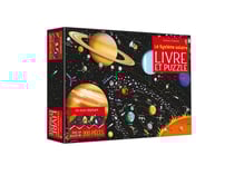 Livre et puzzle : le système solaire
