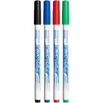 Lot de 4 marqueurs effaçables à sec - Velleda - Pointe ogive fine - Bic
