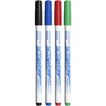 Lot de 4 marqueurs effaçables à sec - Velleda - Pointe ogive fine - Bic