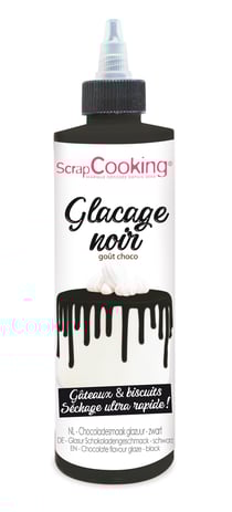 Glaçage prêt à l'emploi Scrapcooking - Noir - 130 g